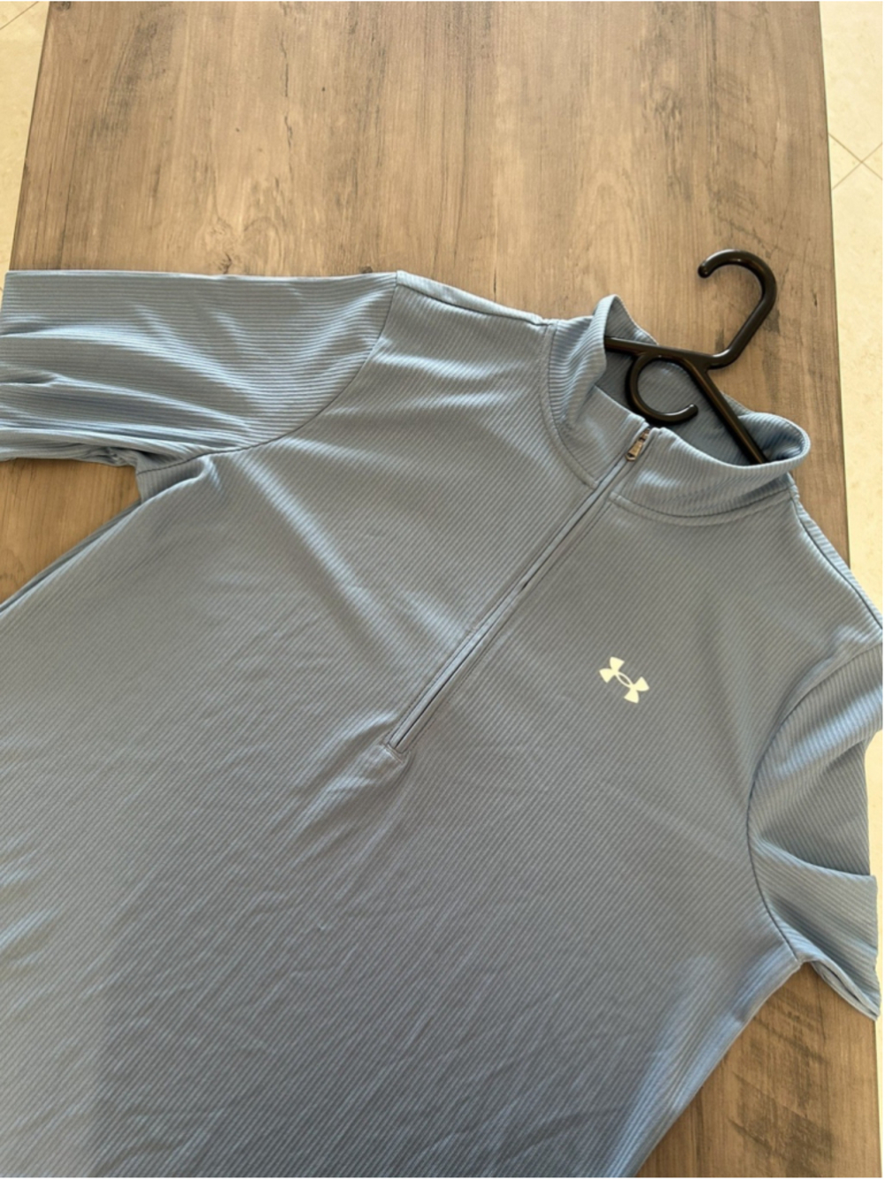 Under Armour Tech Ribbed Women's Half Zip Loose Fit Long Sleeve size L